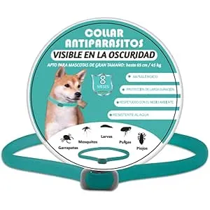 Collar antiparasitario perros. Collar perro grande