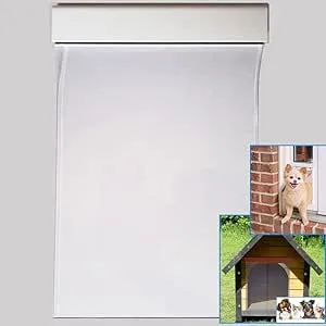 Cortina Aislante para Mascotas (PEQUEÑO, Blanco) 2
