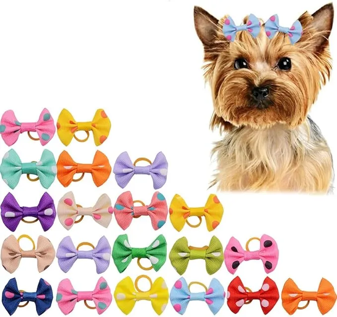 DECORACIÓN PARA PERROS DE PELO LARGO - 20 PIEZAS