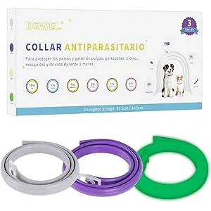 DEWEL Collares Antiparasitarios, Collares contra P