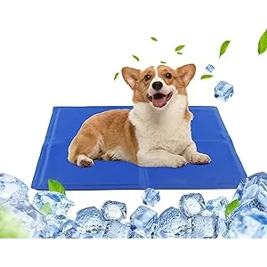 DEWEL Manta Fria para Perros Gatos, Alfombra Refre