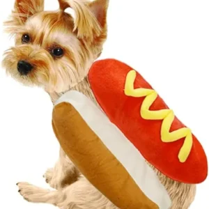 DISFRAZ DE PERRITO CALIENTE PARA MASCOTAS
