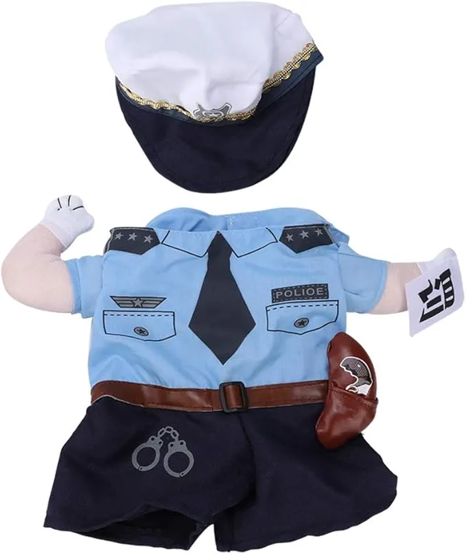 DISFRAZ DE POLICÍA PARA MASCOTA MINI TOY