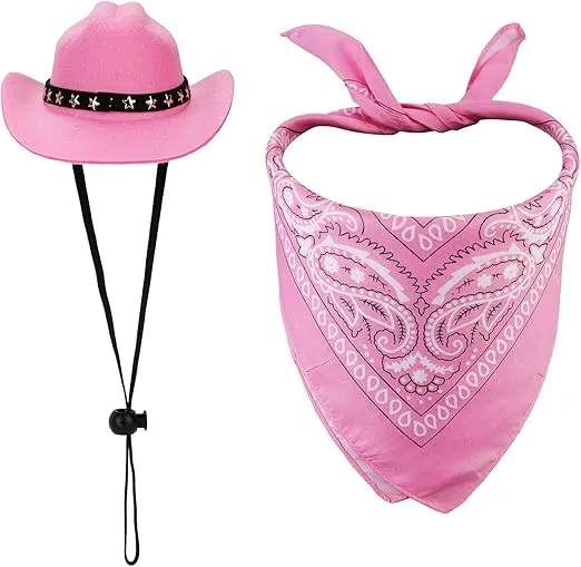 DISFRAZ DE VAQUERO ROSA PARA PERROS TOY