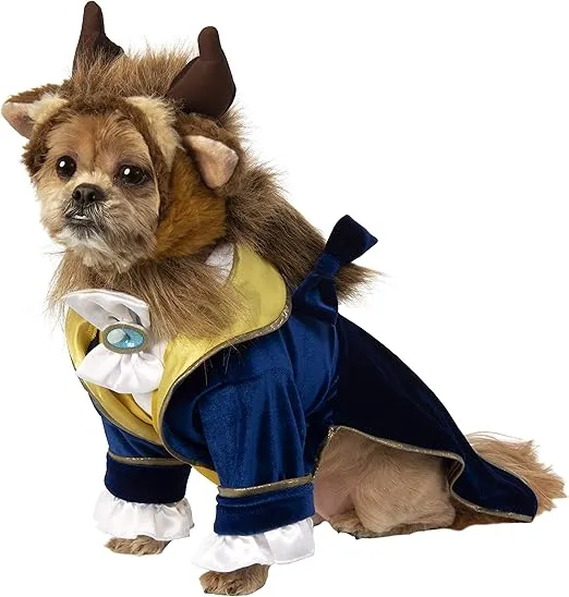 DISFRAZ PARA MASCOTAS DE LA BELLA Y LA BESTIA - PEQUEÑO