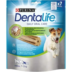 Dentalife Purina Daily Oral Care Small, Snack Dental, premio para perros pequeños, Mini, 42 Sticks (6X7 Sticks)