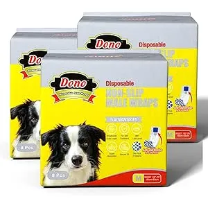 Dono Envolturas Desechables para Perros machos, di