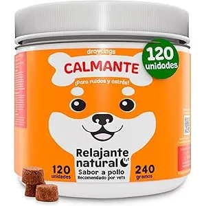Droolings Calmante Perros con 120 masticables Tran