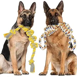ETACCU Juguete de Cuerda para Perros para Razas Me