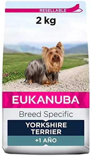 EUKANUBA Breed Specific Alimento seco para perros yorkshire terrier adultos, 2 kg