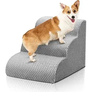 Escalera para Perro Sofá, Couleeur 3 Peldaños Ramp