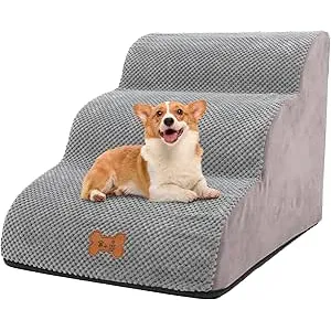 Escalera para perros pequeños, 3 peldaños, escaler