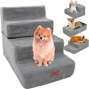 Escaleras para Perros 4 Escalones, Rampa para Masc