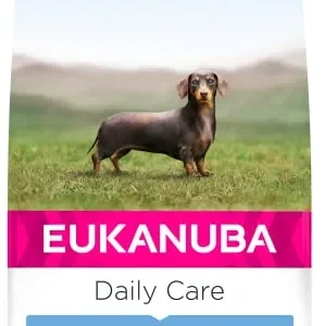 Eukanuba Alimento seco control de peso perros adultos medianos, 15 kg