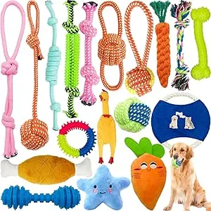 Frasheng Juguetes para Perros, para Masticar, Bola