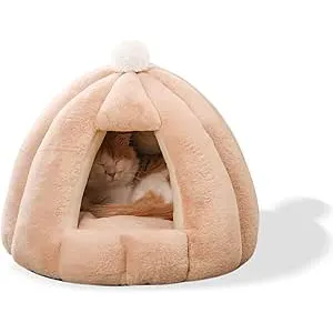 Galatee Cama Tipo Cueva para Gatos, Cama Cojin par