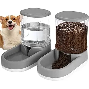 Gatos Perros Riego automático y alimentador, 3.5L