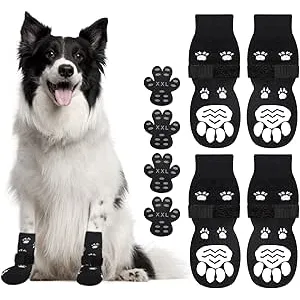 GlasFlength Calcetines Antideslizantes para Perros