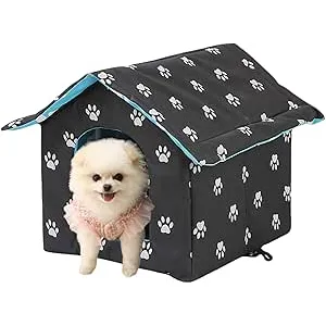 HOMURY Casa para gatos para exteriores, resistente