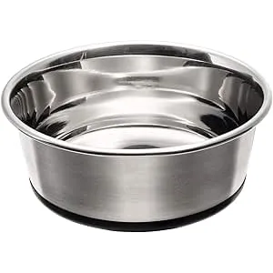 HUNTER Comedero de Acero Inoxidable, Antideslizant