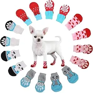 Heiqlay Calcetines para Perros, Calcetines para Ma