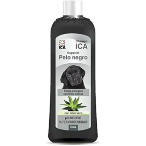 ICA CHPM31 Champú Especial Pelo Negro con Aloe Vera para Perros