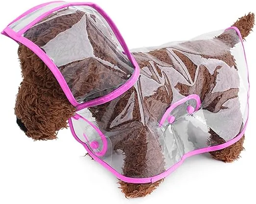 IMPERMEABLE CON CAPUCHA PARA PERROS XS