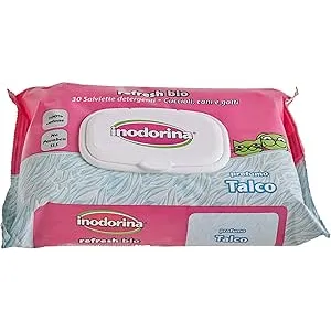 INODORINA Talco Bio toallitas de higiene del Perro