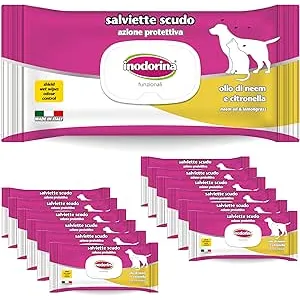 Inodorina, Toallitas Escudo para Perros, desinfect