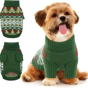 JERSEY NAVIDEÑO DE PUNTO PERROS MINI TOY