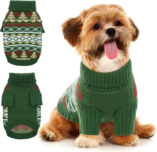 JERSEY NAVIDEÑO DE PUNTO PERROS MINI TOY