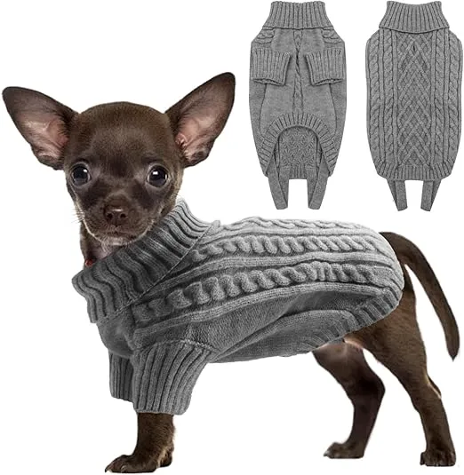 JERSEY PARA CHIHUAHUA, GRIS, XS