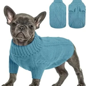 JERSEY PARA CHIHUAHUA, TECKEL O BULLDOG FRANCÉS - VERDE AZULADO