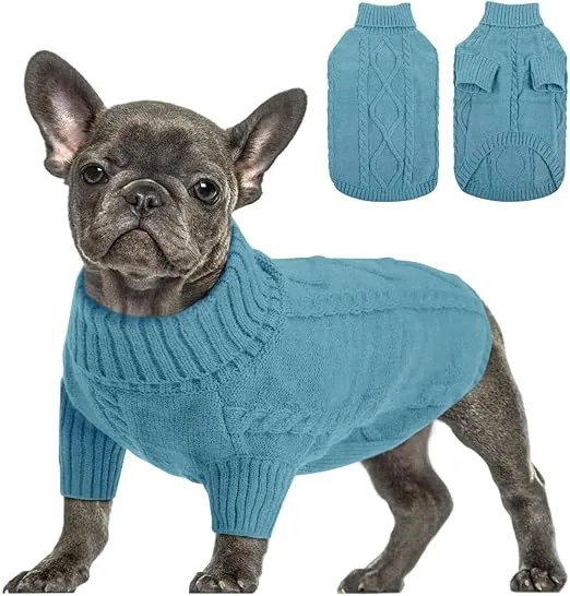 JERSEY PARA CHIHUAHUA, TECKEL O BULLDOG FRANCÉS - VERDE AZULADO