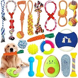 JOTOL 18pcs Juguete para Morder para Perro, Juguet