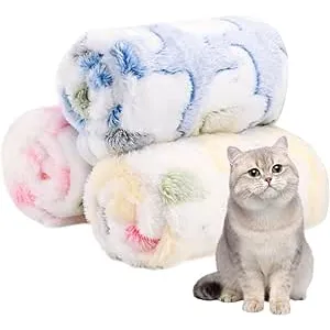 Jodsen 3 Piezas Manta para Gatos y Perros,60 _ 40