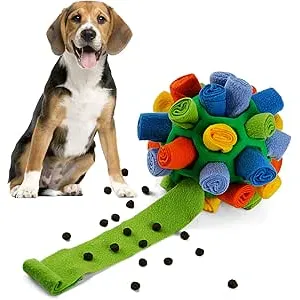Larimuer Pelota de olfateo para Perros, Alfombra d