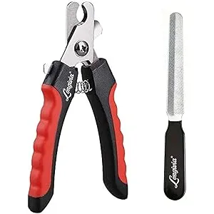 Longivia® Cortauñas para Perro y Gato con Lima y T