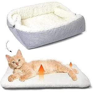 MAIYADUO Cama para Gato y Perro Pequeño - Cama par