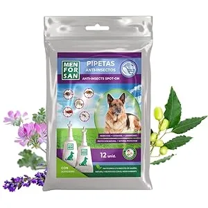 MENFORSAN Pack con 12 pipetas Anti-Insectos para P