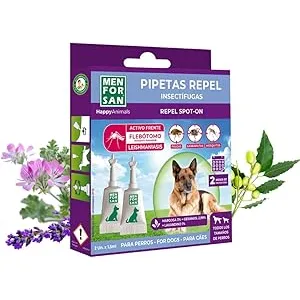 MENFORSAN Pipetas Anti-Insectos para Perros con Ma