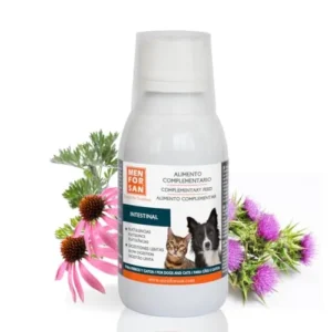 MENFORSAN Suplemento Líquido para Perros Pequeños y Gatos con Problemas Intestinales
