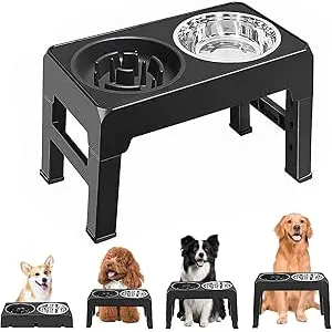 MEYDLL Cuencos Elevados para Perros, Comedero Perr