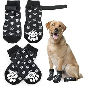 Monlida Calcetines Antideslizantes para Perros con