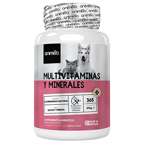 Multivitaminas y Minerales para Perros y Gatos - 365 Comprimidos