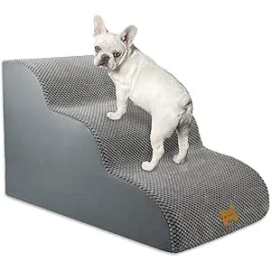 Nepfaivy Escalera para Perros Mediano - Rampa Anti
