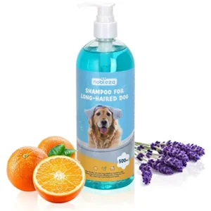 Nobleza - Champú para Perros Pelo Largo con Camelia Ideal para Yorkshires y Maltés - 500ml