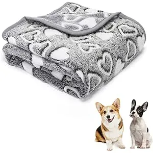 Nobleza Manta Suave de Felpa para Perro, Mantas Mu