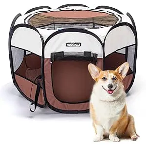 Nobleza - Parque Plegable para Perros, Portátil Pa
