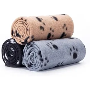 Nobleza – 3 x Manta Suave de Felpa para Perro, Man